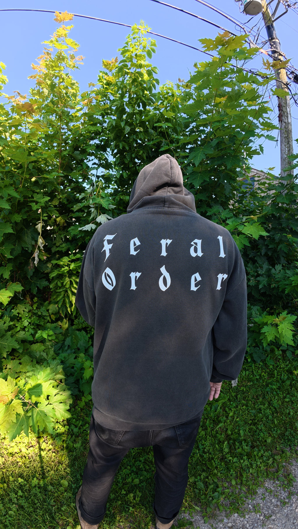 Glow cat heavyweight hoodie