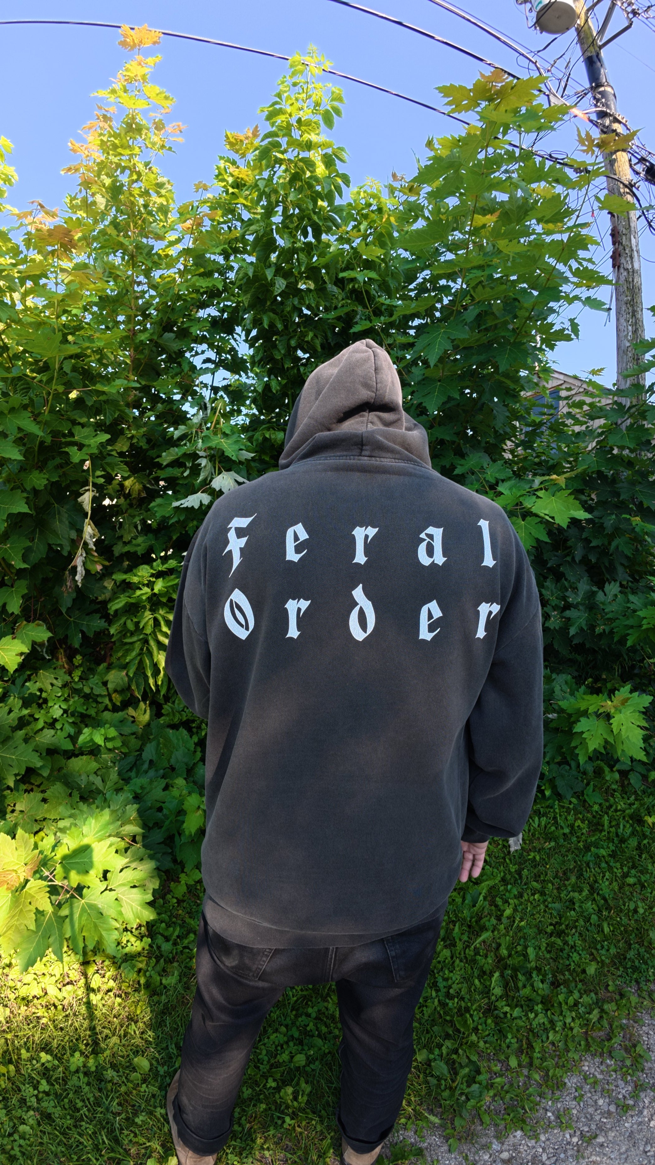 Glow cat heavyweight hoodie